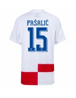 Moške Nogometnih dresov Hrvaška Mario Pasalic #15 Domači EP 2024 Kratki rokavi